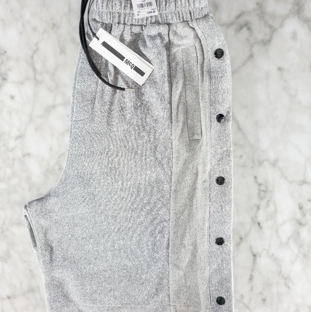 McQ Men's Grey Tearaway Shorts Size: Medium